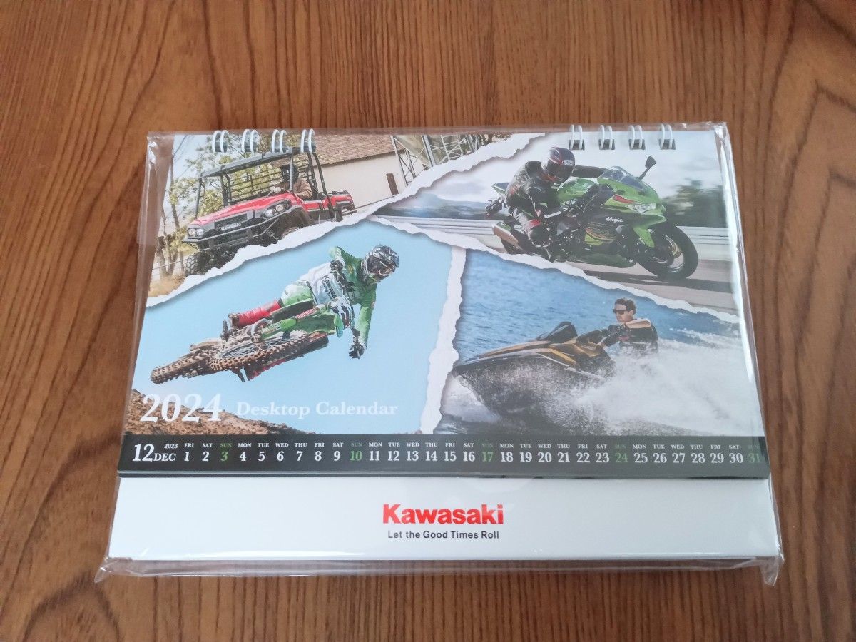 Kawasaki 川崎重工 2024 卓上カレンダー カレンダー バイク カワサキ Kawasaki  川崎重工業