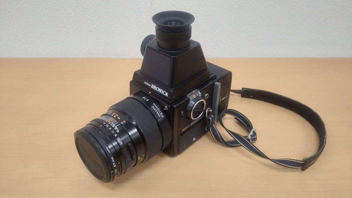 #9443 Zenza Bronica ゼンザブロニカ SQ-A Zenzanon-S 80mm F2.8 カメラ 動作未確認 ジャンク_画像1