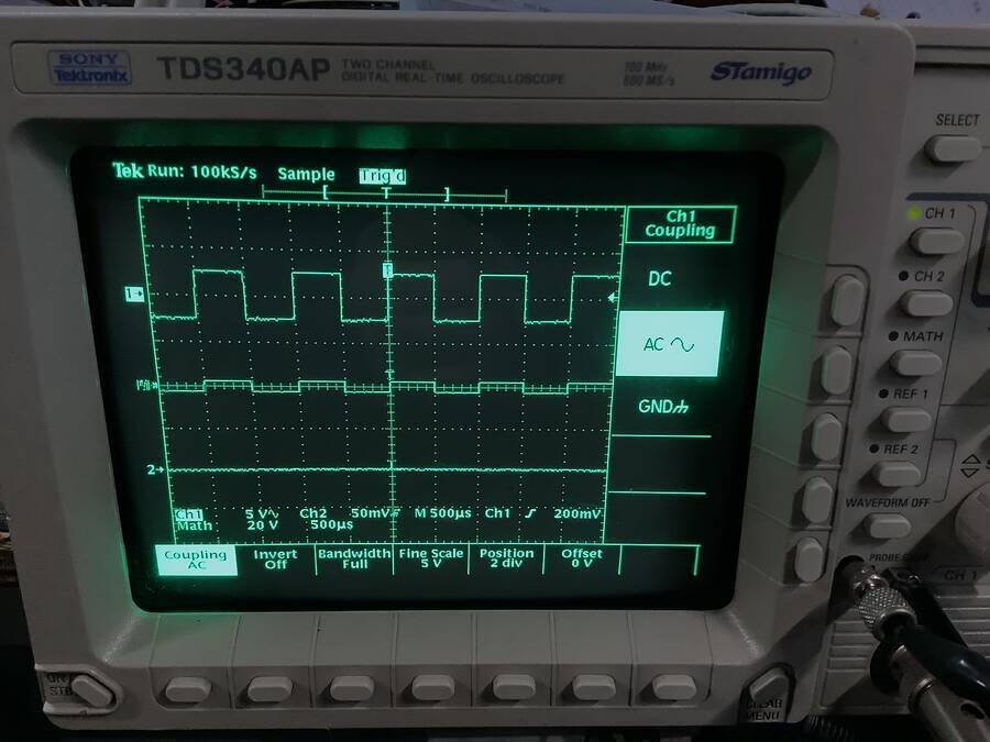 SONY TEKTRONIX TDS340AP ソニーテクトロニクス 2ch リアルタイム オシロスコープ　電源コード付き＊現状品_画像10