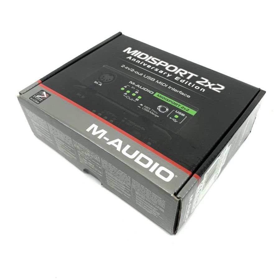 【未使用 】M-AUDIO MIDISPORT 2x2 2-in/2-out USB MIDI Interface●未使用品【TB】【福岡】_画像10