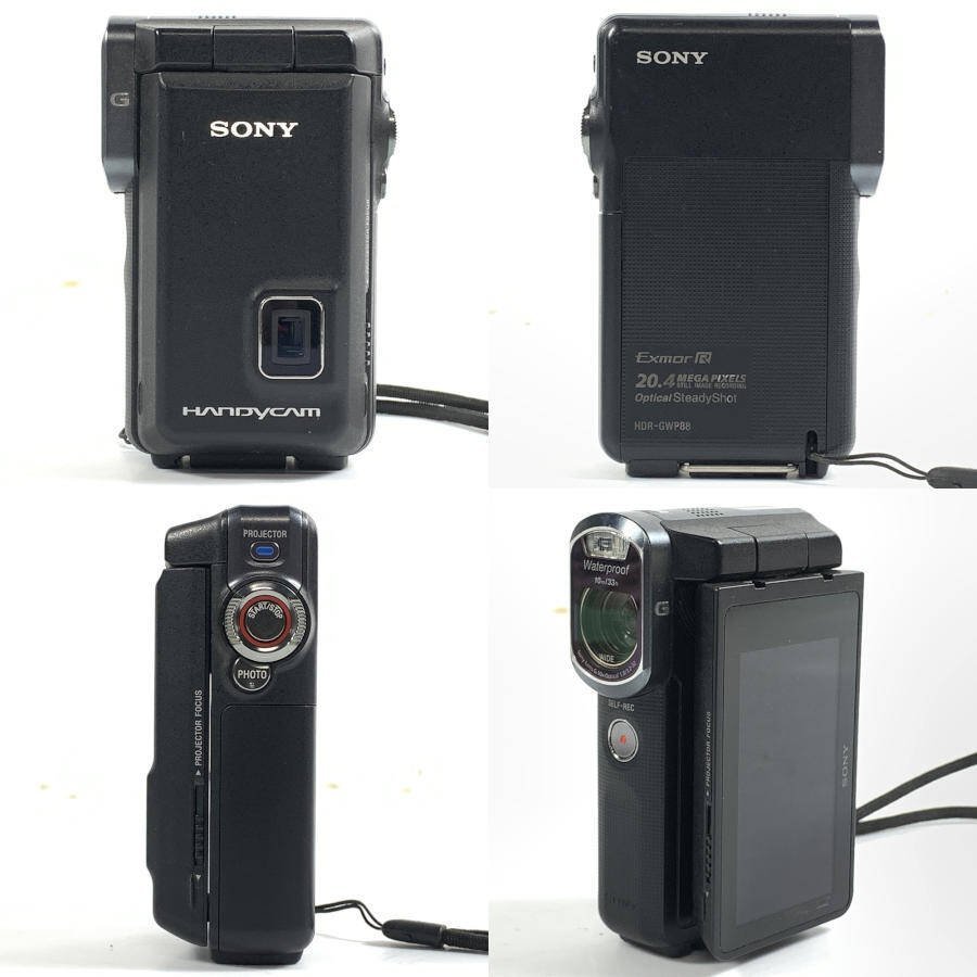 SONY ソニー HDR-GWP88 デジタルビデオカメラ バッテリー ハンドストラップ付き●1週間保証_画像4