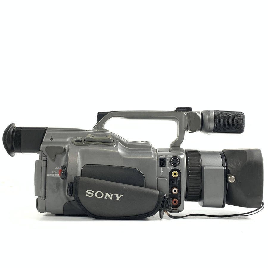 SONY DCR-VX1000 ソニー デジタルビデオカメラ SONY VIDEO LENS/Φ52mm/1:1.6/5.9-59mm 電源コード/ACアダプター他付き●現状品【TB】_画像4