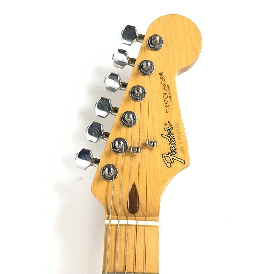 Fender Japan フェンダー STRATOCASTER エレキギター シリアルNo.E946706 黒系★現状品_画像6