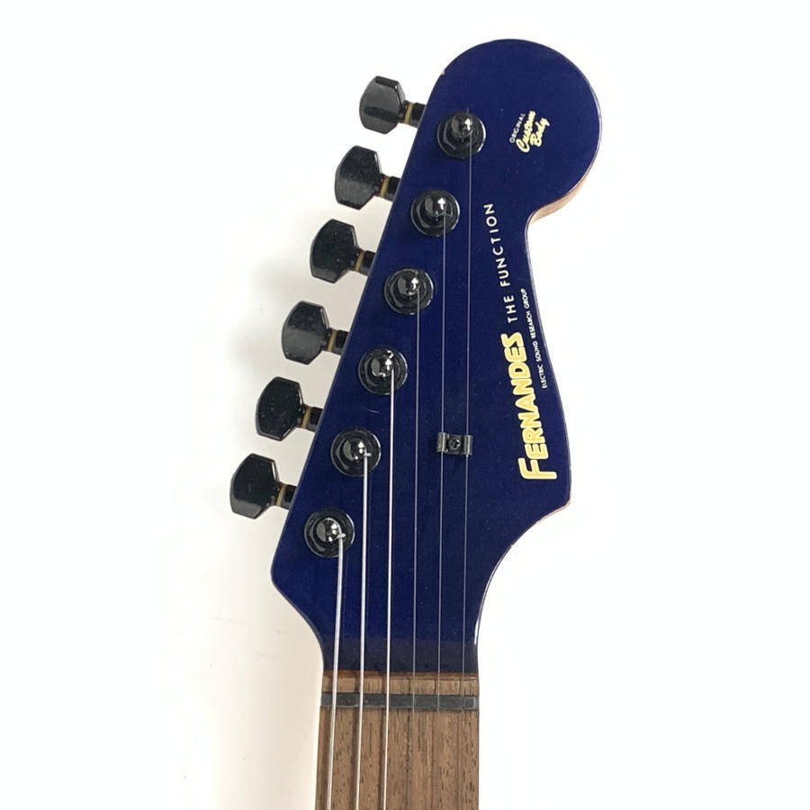 FERNANDES フェルナンデス SSH-40 エレキギター 青系☆ジャンク FERNANDES フェルナンデス SSH-40 エレキギター 青系☆ジャンク