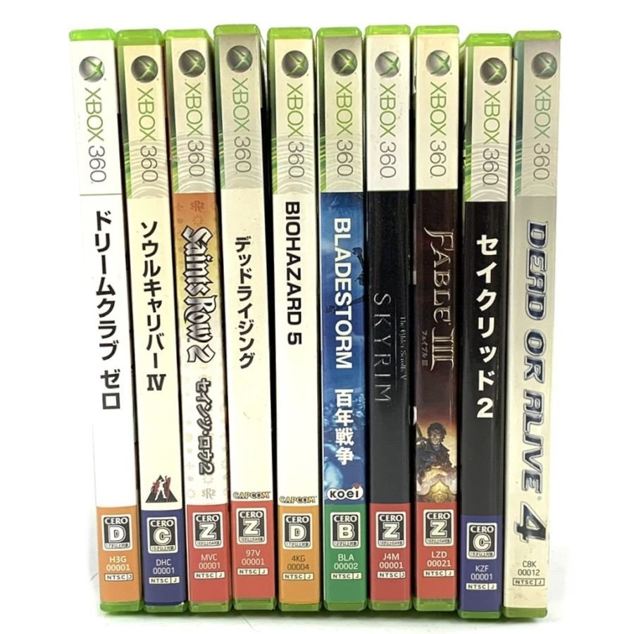 【40枚/まとめ売り】マイクロソフト XBOXソフト HALO3/BIOHAZARD5 他 ＊ジャンク品【福岡】_画像4