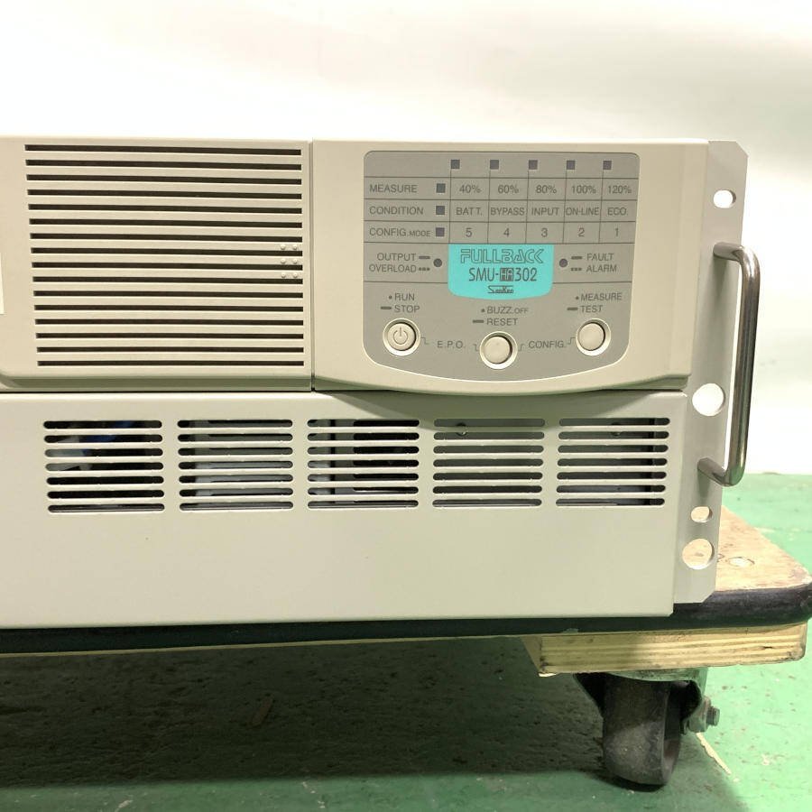 [ Kanto only shipping possible ]SANKEN SMU-HA302-R-100 sun ticket Uninterruptible Power Supply approximately W685 H310 D600(mm) approximately 54.5kg original box / manual / written guarantee attaching .# present condition goods [TB]