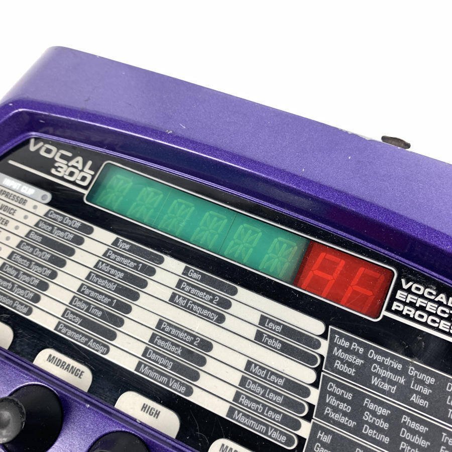 DigiTech VOCAL 300 デジテック ボーカル用マルチエフェクター ACアダプター付き★現状品【TB】_画像5