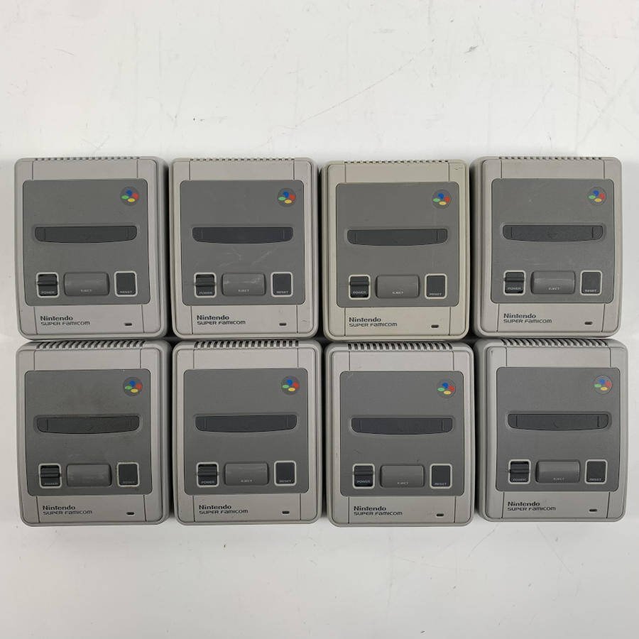 任天堂 NINTENDO ニンテンドー クラシックミニ スーパーファミコン 本体 8台セット＊ジャンク品【GH】_画像1