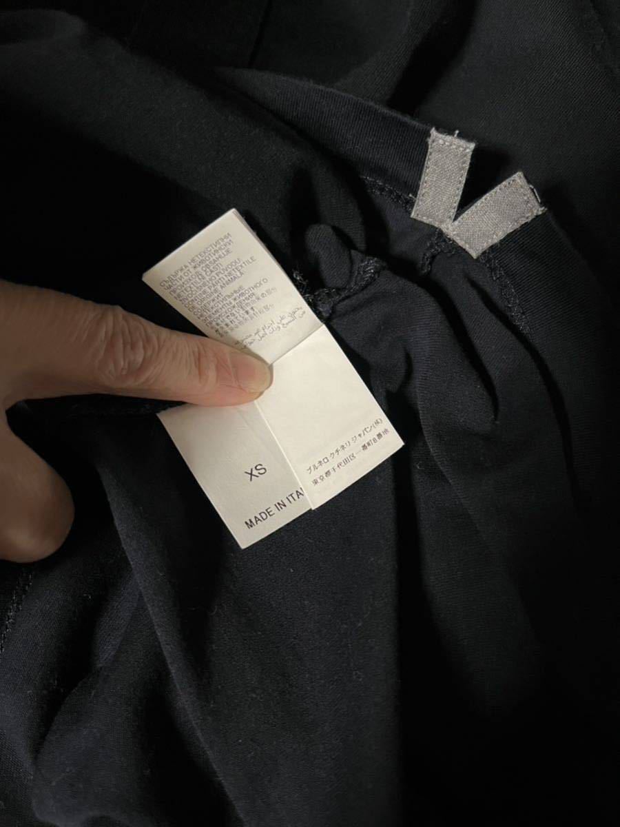 正規品 極美品 定価約6.2万 BRUNELLO CUCINELLI ブルネロクチネリ Tシャツ ネイビー 紺 XS 46 イタリア ラグジュアリー 高級 _画像9