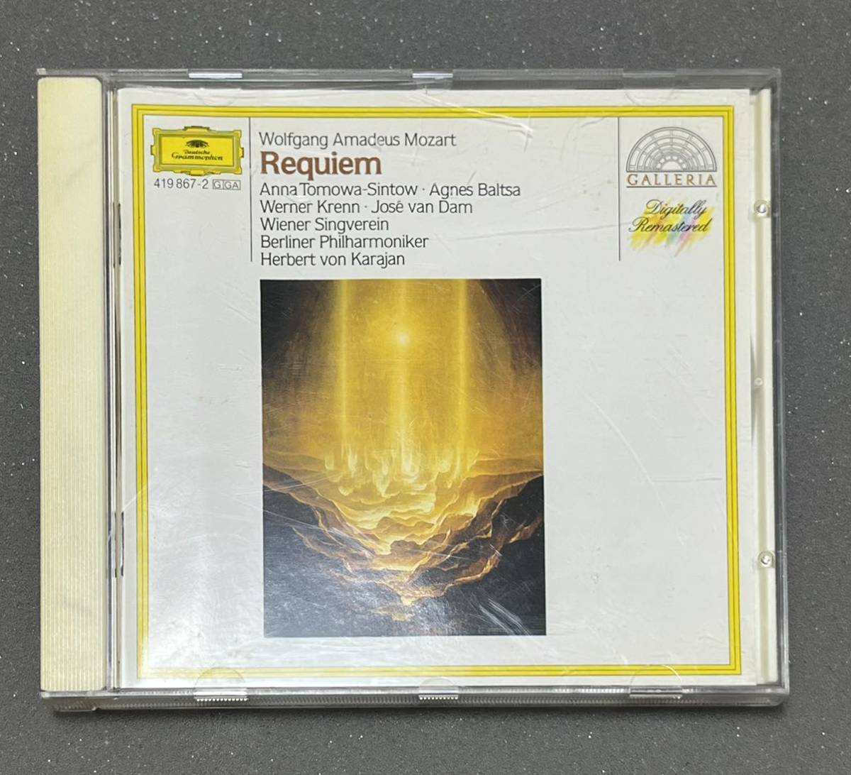 CD★Wolfgang Amadeus Mozart Requiem Werner Krenn Jos van Dam Wiener Singverein Berliner Philharmoniker Herbert von Karajan_画像1