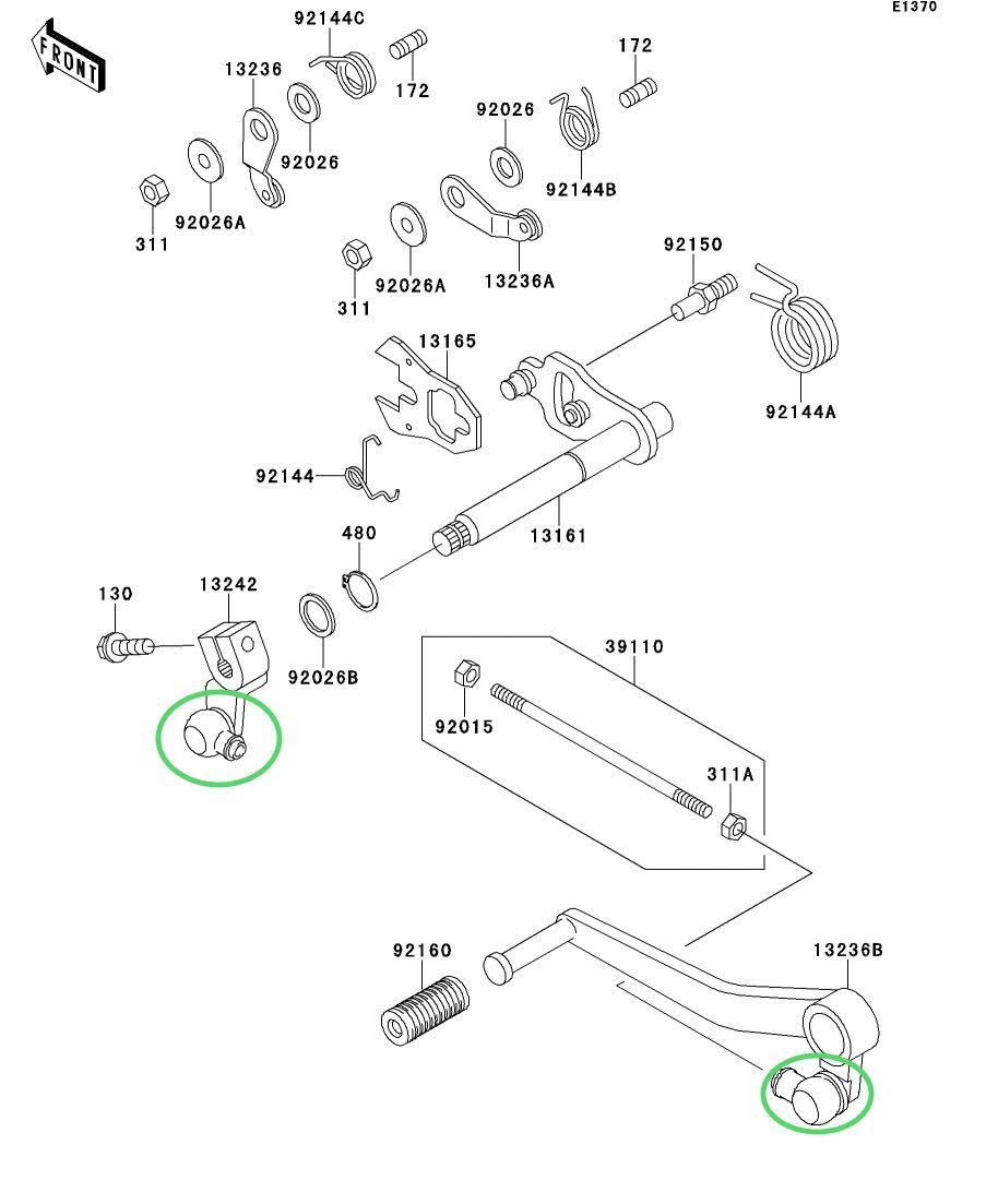 【送料無料】ZRX1200 DAEG ZRX1200S ZRX1200R シフトペダル ダストブーツ 日本製 (ダエグ カバー チェンジペダル ゴム ステップ )_画像3