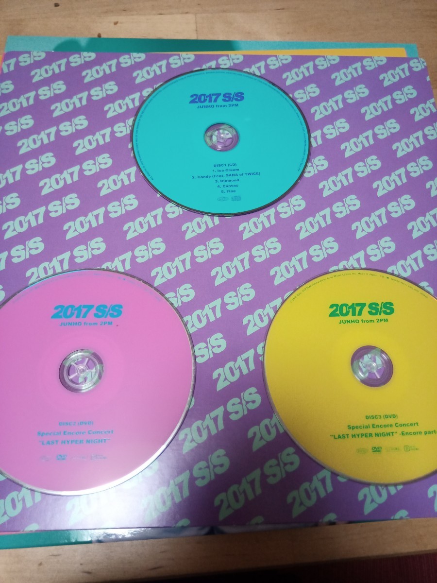 【送料無料】2017 S/S JUNHO ジュノ from 2PM リパッケージ盤 完全生産限定盤 CD＋2DVD LPサイズ（C8229）_画像2