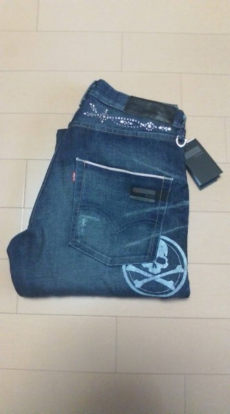 【即決 残り1本】新品未使用タグ付★Levi's Fenom Master mind Japan MM505-0207M 3rd Crush加工 W34 Fragment