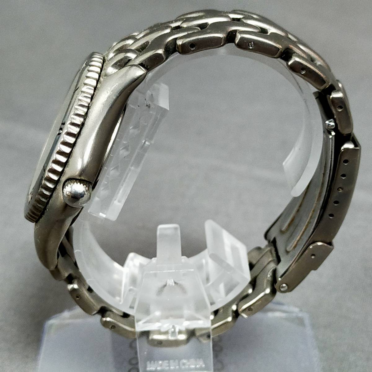 1/19　L60011　ELGIN　TITANIUM SOLAR DRIVE　FK-983-C　エルジン　メンズ　腕時計　シルバーカラー_画像3