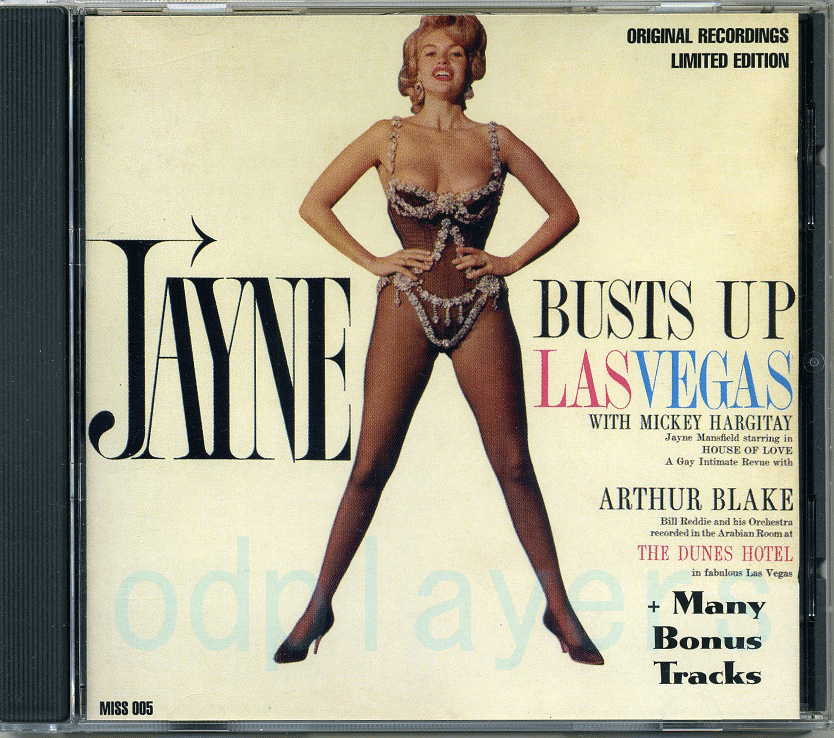Jayne Mansfield◆Busts Up Las Vegas◆初回プレスCD