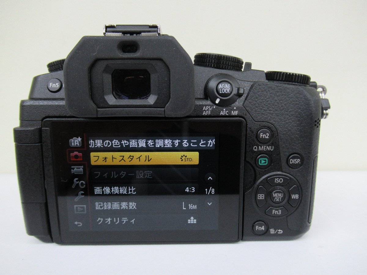 パナソニック　デジタルカメラ　DMC-G8　標準ズームレンズキット　中古　G1-24◎_画像6