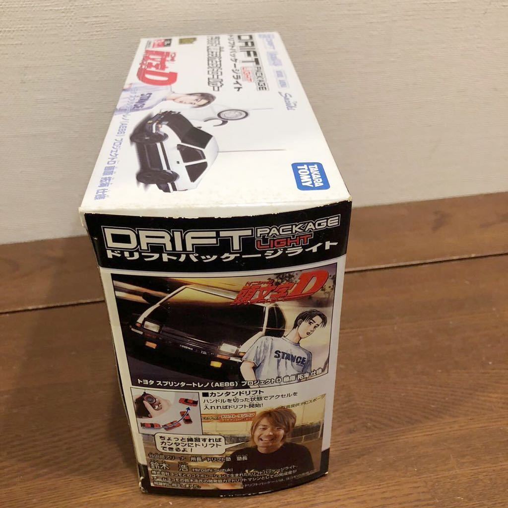 未開封新品　頭文字D トヨタ スプリンタートレノ AE86 藤原拓海仕様 ラジコン　タカラトミー ドリフトパッケージライト_画像4