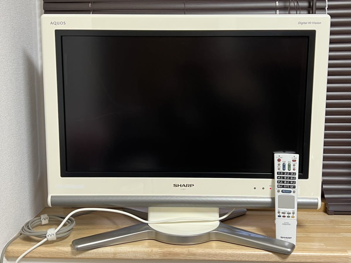 2008年製 SHARP AQUOS LC-26D30 26インチ 液晶カラーテレビ 動作確認済 