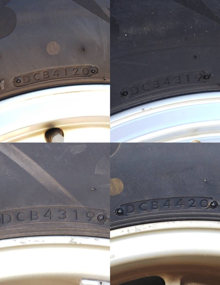 150系ランドクルーザープラド　２６５／６５Ｒ１７　ＢＳブリザックＤＭ－Ｖ３　６穴　４本セット_画像5