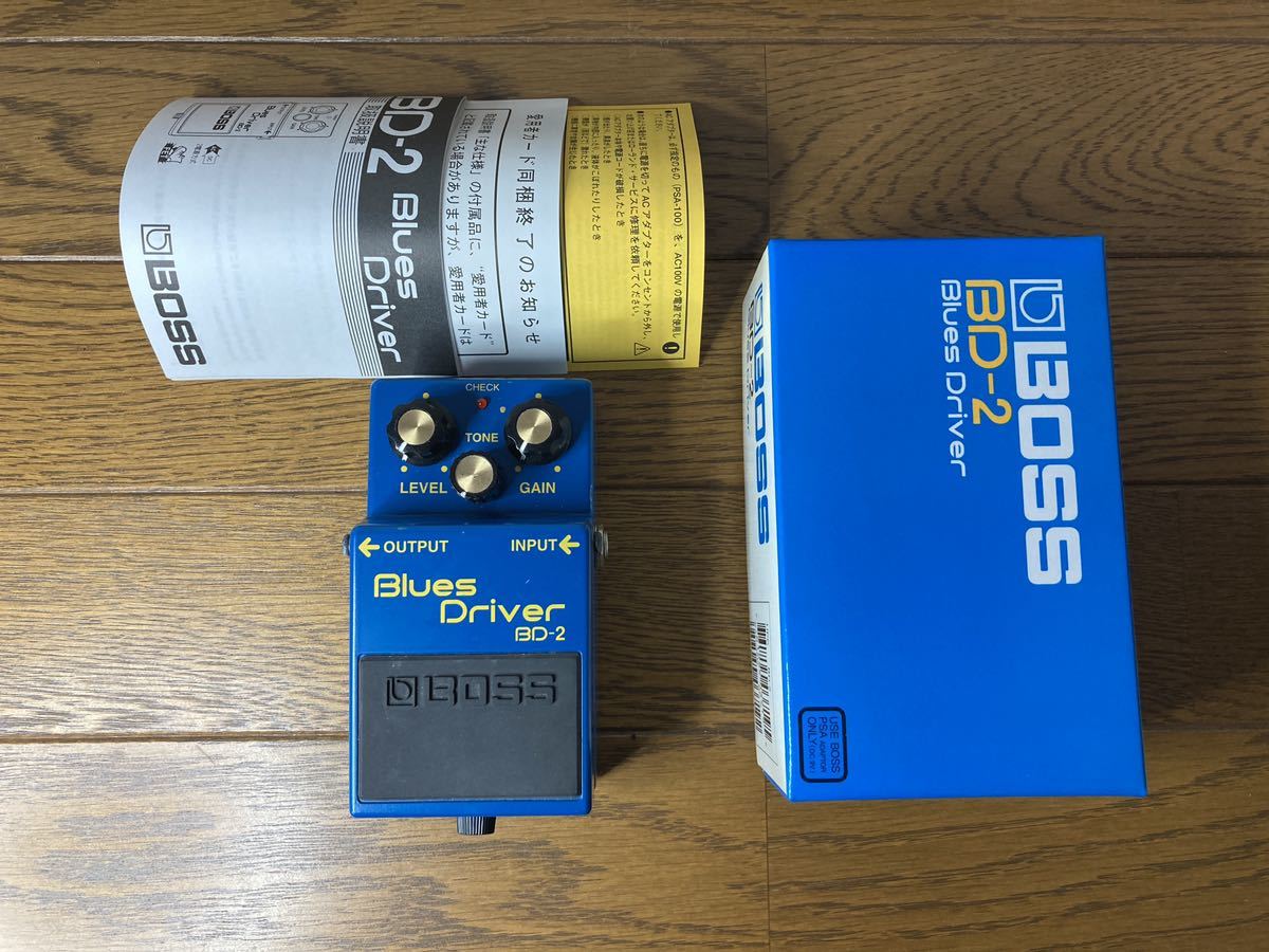 元箱付き◆BOSS ボス◆Blues Driver ブルースドライバー BD-2◆オーバードライブ ディストーション ブースター◆ギター エフェクター 歪み_画像1