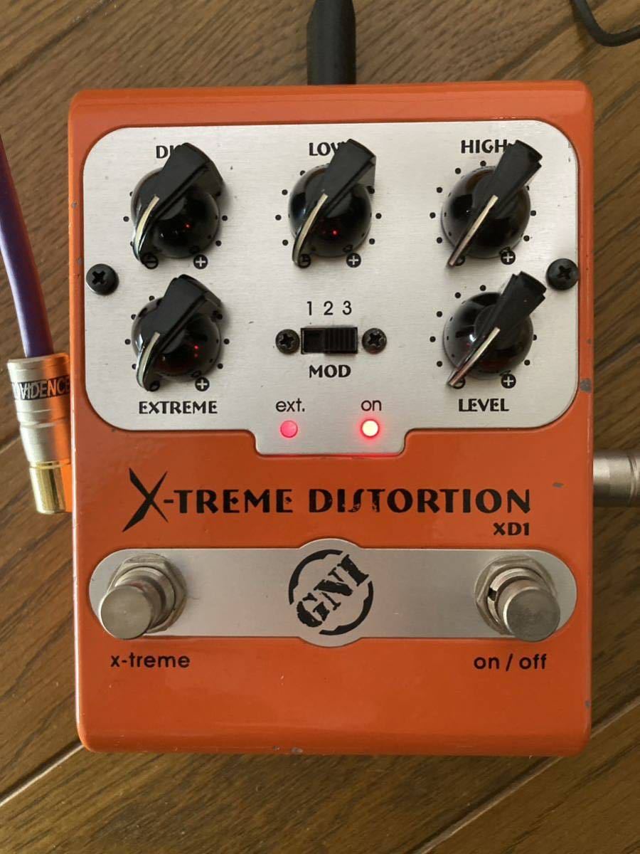 GNI◆XD1 X-TREME DISTORTION エクストリームディストーション◆エフェクター 歪み オーバードライブ◆ギター_画像9