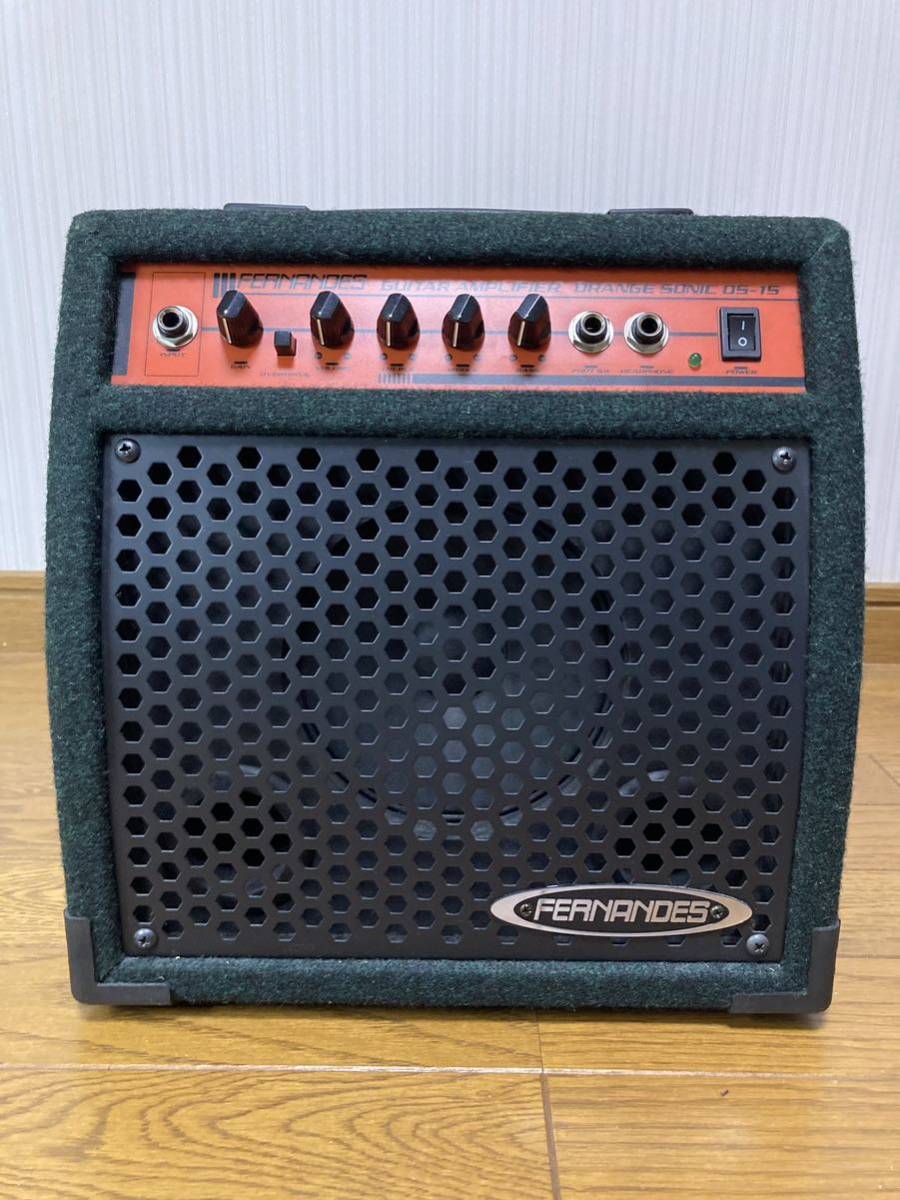 再出品予定なし◆FERNANDES フェルナンデス◆ORANGE SONIC OS-15◆オレンジソニック ギターアンプ◆15W 13W◆OS15_画像2