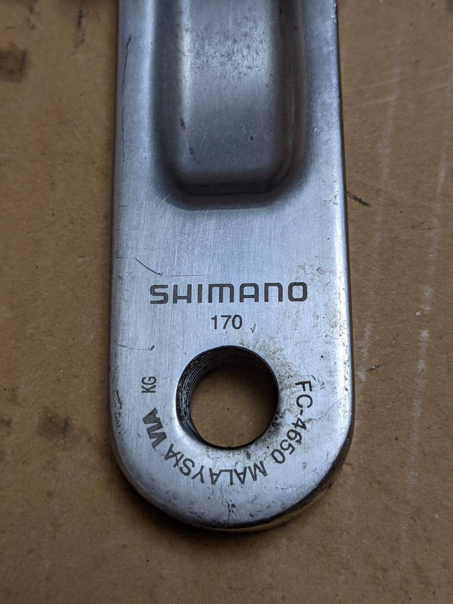 FC 4650 170mm 50 34t Shimano tiagra シマノ　ティアグラ　クランク FC230526a_画像3