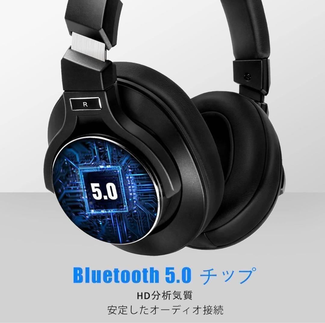 ノイズキャンセリング ワイヤレスヘッドホン 特価ワイヤレスヘッドホン Bluetooth ハンズフリー ヘッドフォン _画像8