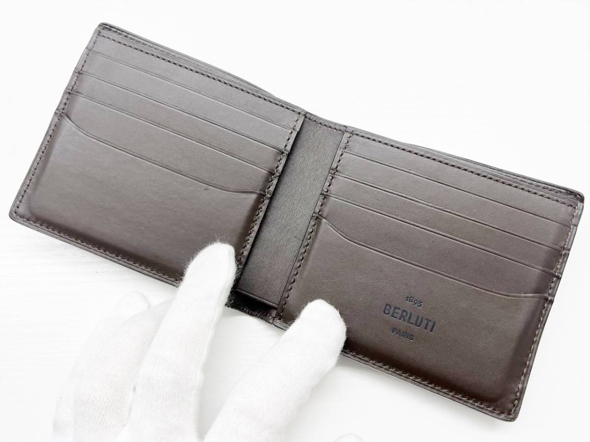 美品 Berluti ベルルッティ カリグラフィ スクリットレザー 美品 Berluti ベルルッティ カリグラフィ スクリットレザー