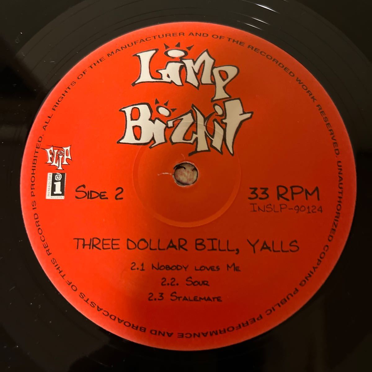 【LP】USオリジナル盤 LIMP BIZKIT / THREE DOLLAR BILL,YALL$ / 2LP / INSLP-90124 検) リンプ・ビズキット ミクスチャー_画像4