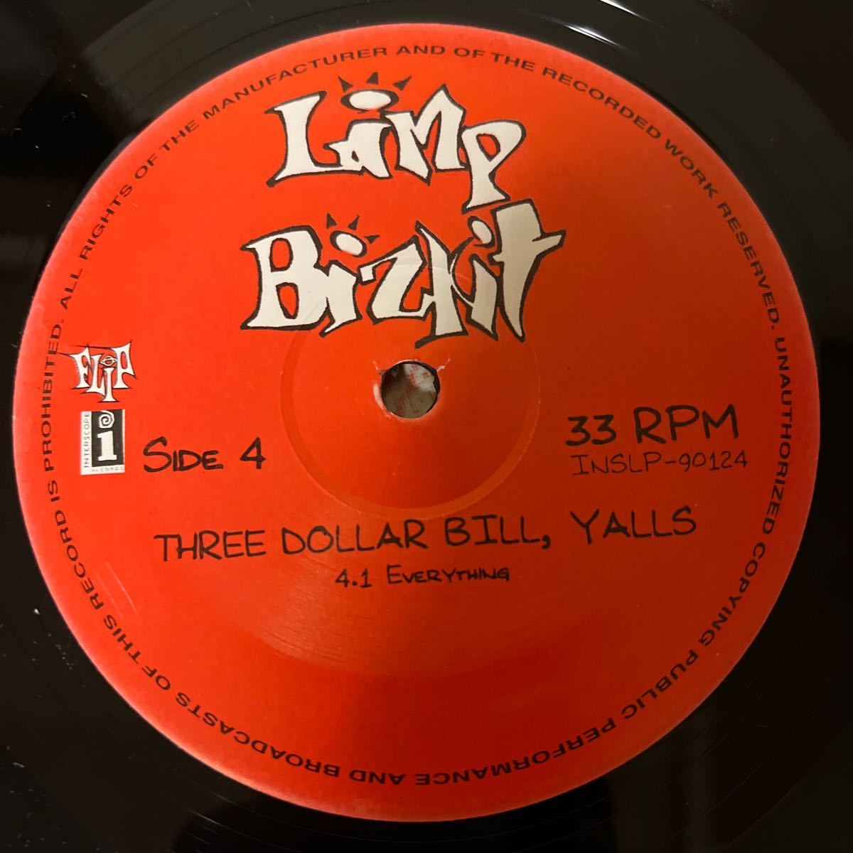 【LP】USオリジナル盤 LIMP BIZKIT / THREE DOLLAR BILL,YALL$ / 2LP / INSLP-90124 検) リンプ・ビズキット ミクスチャー_画像6