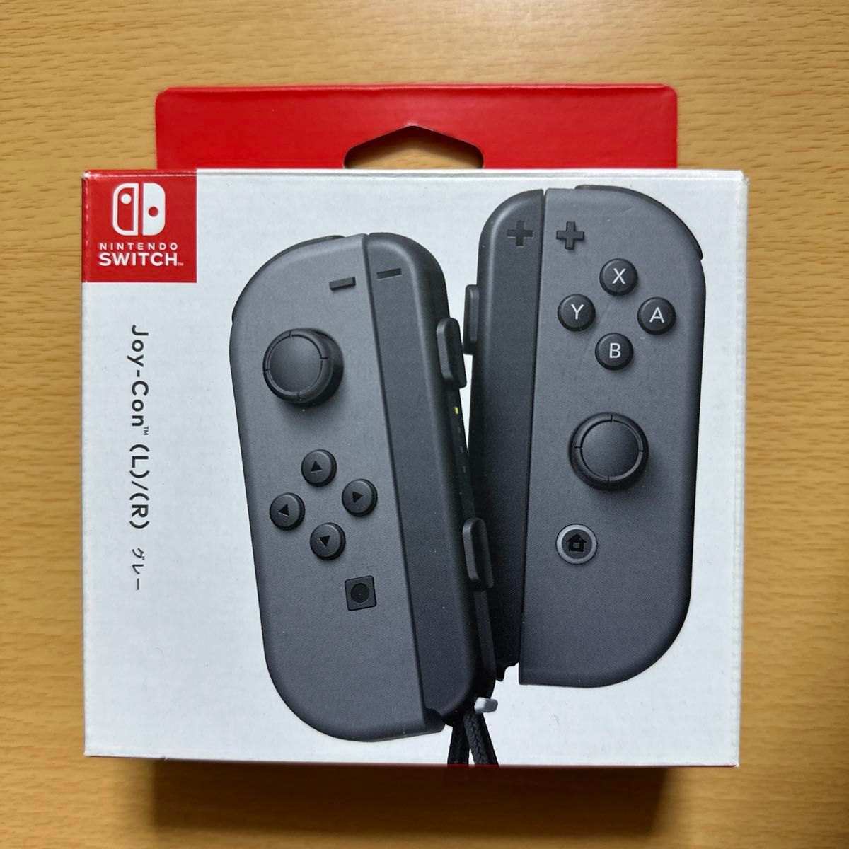 ★Nintendo Switch Joy-Con(L)/(R)グレー　ストラップ付　箱付　廃盤カラー　希少　動作確認ＯＫ　整備済