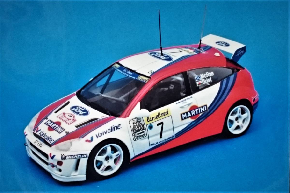 1/24 : MODELER'S モデラーズ : MODEL RALLY FOCUS WRC : レジンキット_完成サンプル