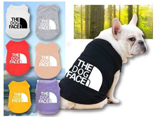 ・送料390円 THE DOG FACE(ドッグフェイス) ドッグウェア タンク シャツ (ブラック)Ｌ_画像2