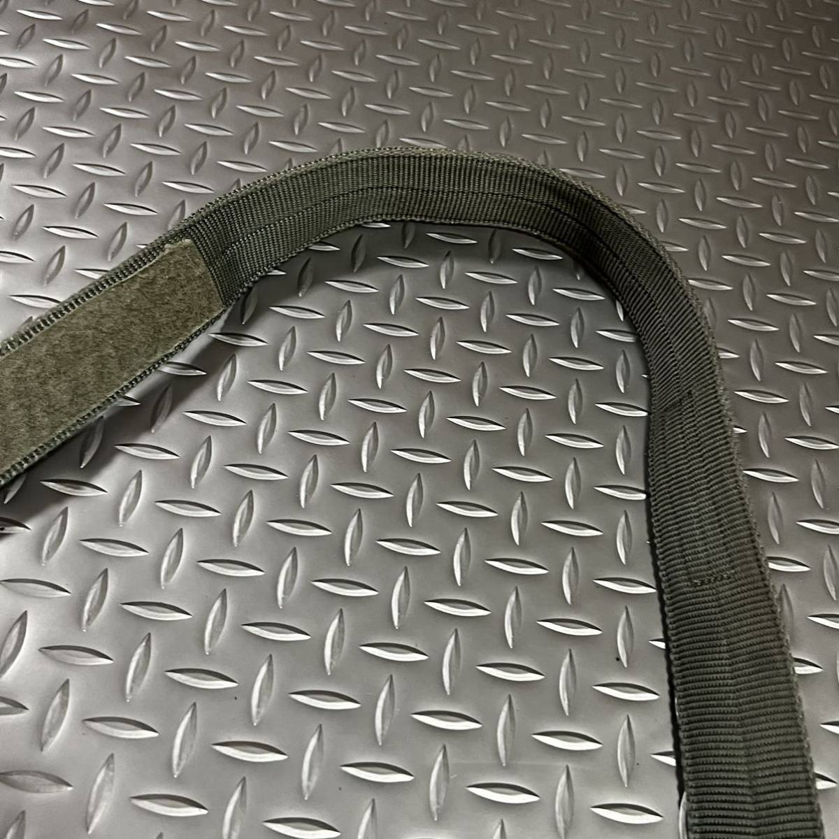 米軍放出品TAC SHIELD BELT Made in USA リガーベルト MEDIUM ブルーグレー　おしゃれ　 (INV C#51)_画像9