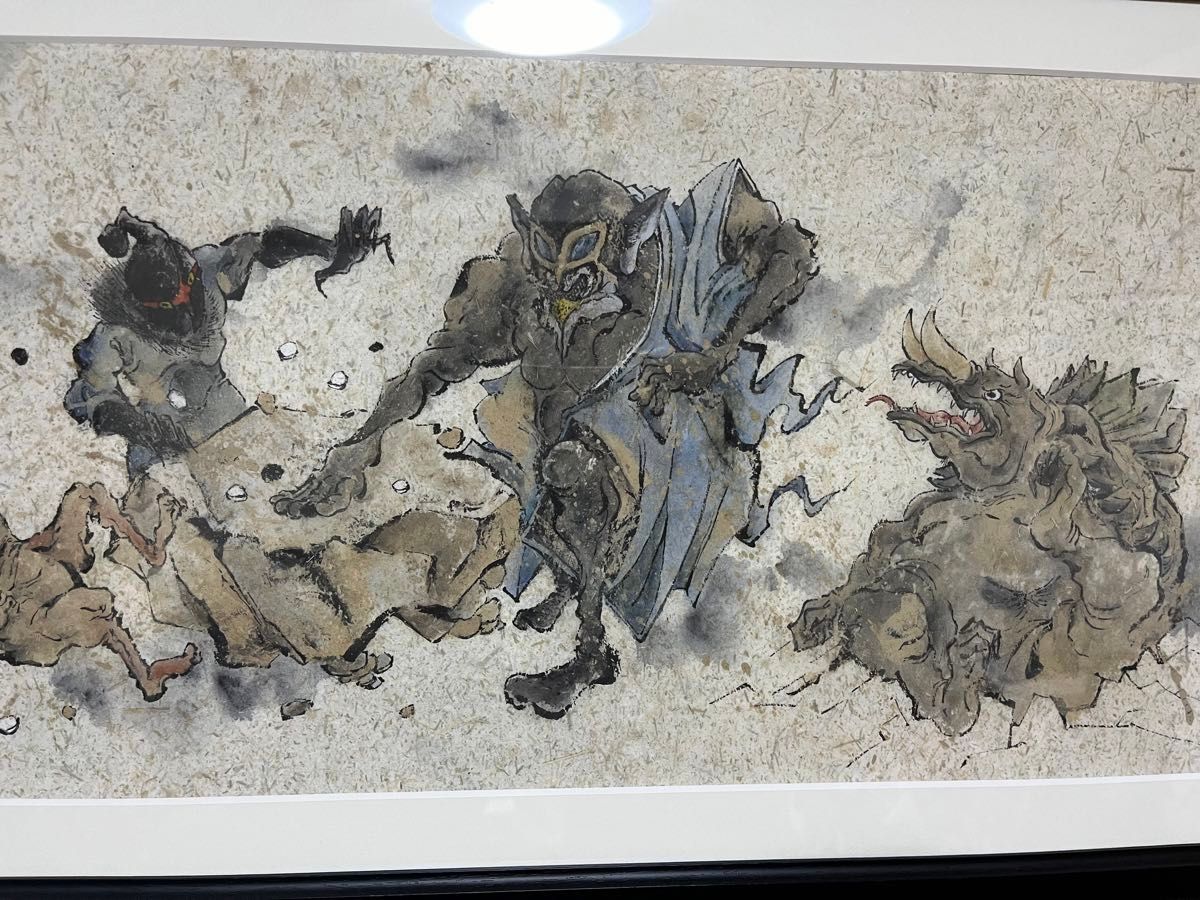 ウルトラマン55周年記念 ウルトラ怪獣もののけ絵巻展限定 絵巻複製原画