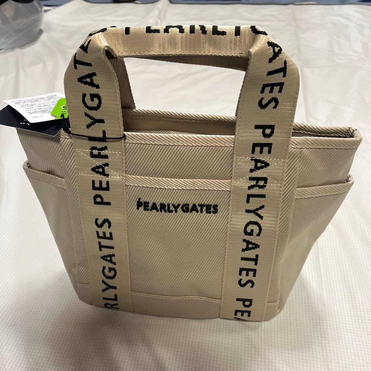 新品正規品 パーリーゲイツ カートバッグ 使いやすい ベージュ 新品正規品 パーリーゲイツ カートバッグ 使いやすい ベージュ
