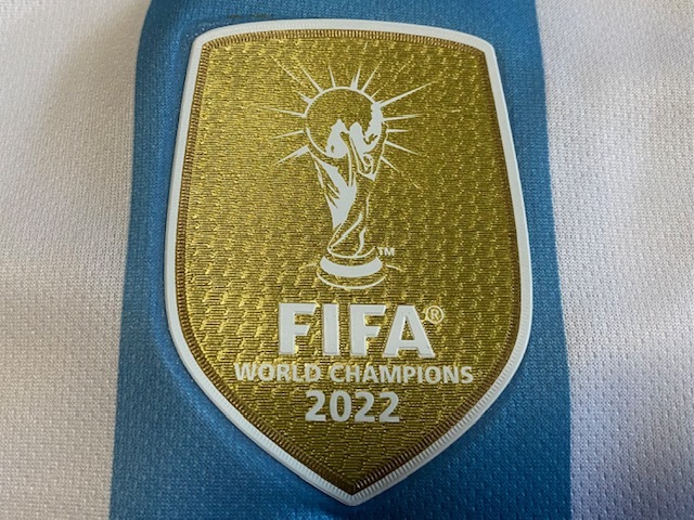 アディダス 2022 アルゼンチン代表 ホーム レプリカ ユニフォーム 3つ星 チャンピオンパッチ付き adidas 選手_画像5