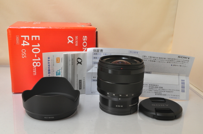 ★★極上品 SONY E 10-18mm F/4 OSS SEL1018 Lens w/Box♪♪#5703の画像1
