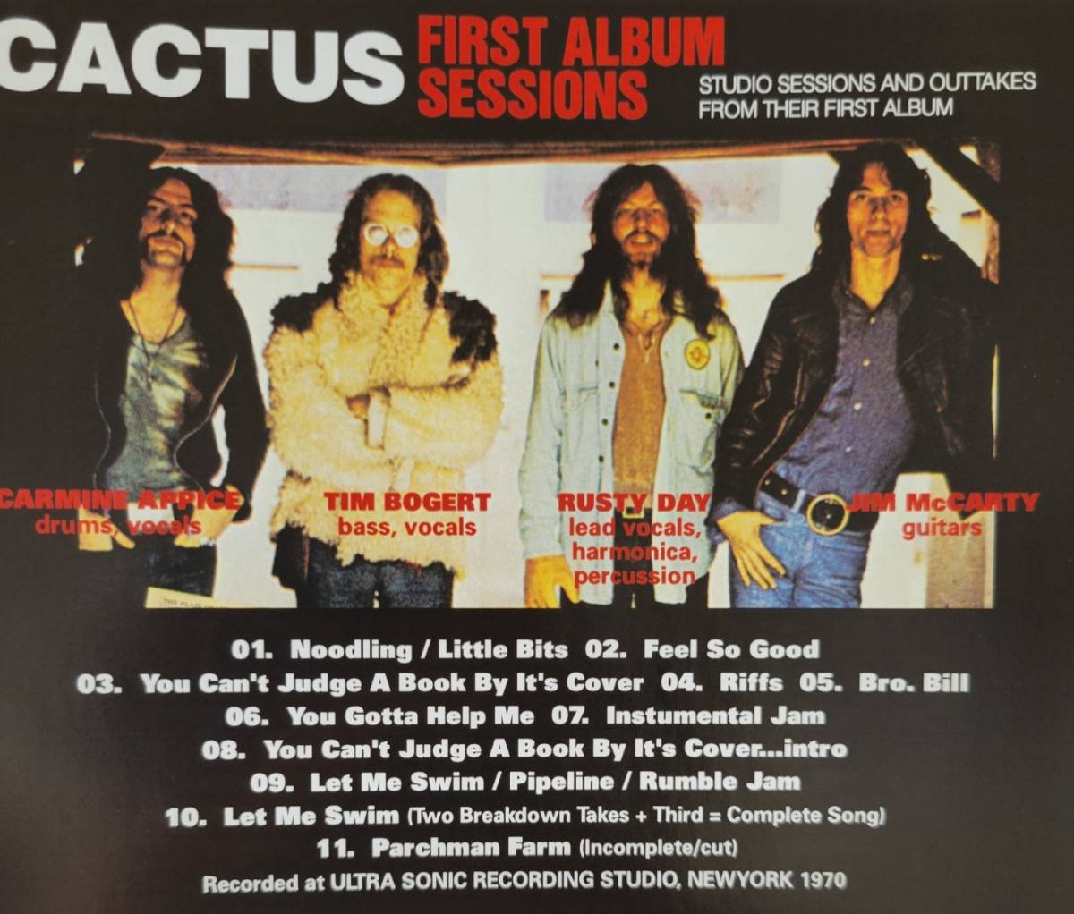 CACTUS CD4枚 カクタス ONE WAY OR ANOTHER FIRST ALBUM SESSIONS CARMINE APPICE TIM BOGERT カーマイン・アピス LIVE 1971 ライヴの画像7