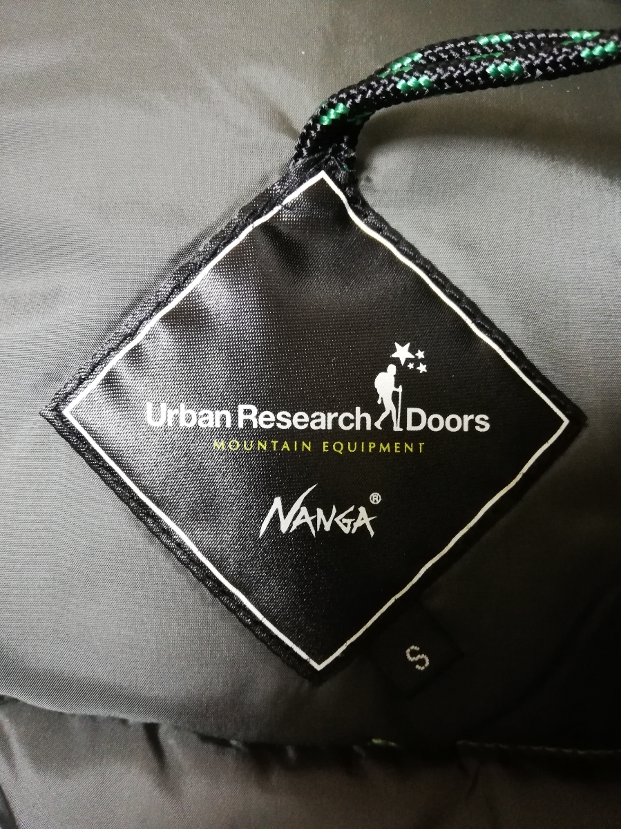  быстрое решение NANGA наан gax URBAN RESEARCH DOORS Urban Research AURORA DOWN JACKET Aurora пуховик зеленый 36