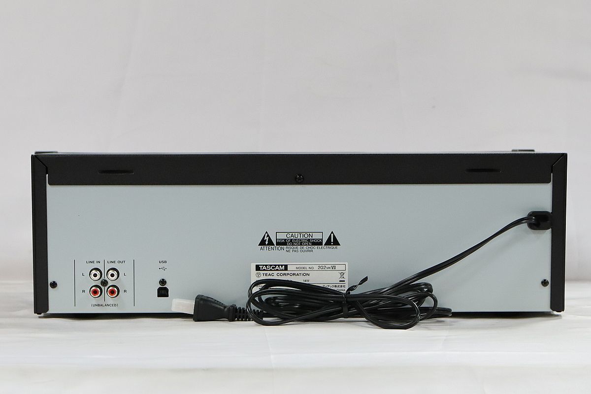 20491円 【店頭併売・中古】 TASCAM 業務用ダブルカセットデッキ 20491円 【店頭併売・中古】 TASCAM 業務用ダブルカセットデッキ