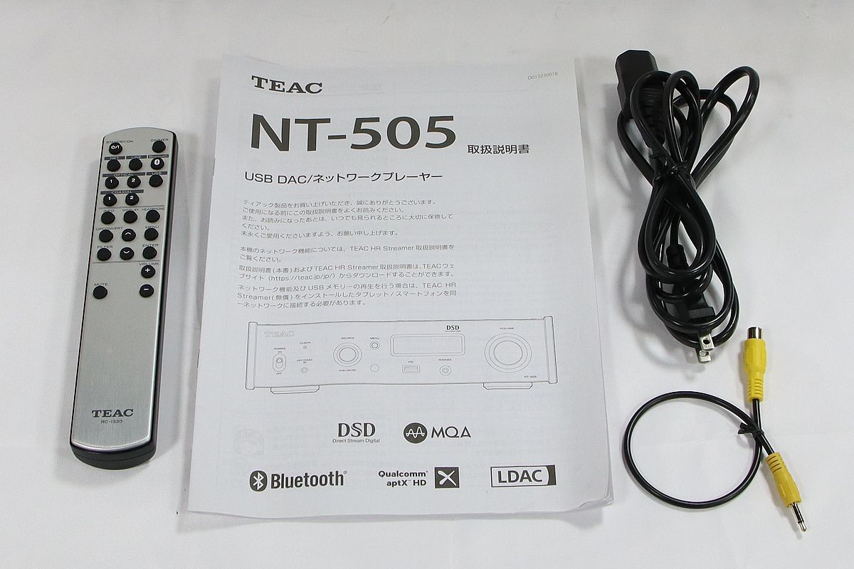 【店頭併売・中古】 TEAC USB DAC/ネットワークプレーヤー NT-505 ※中古保証6ヶ月_画像5