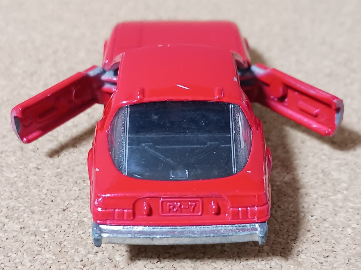 ◆日本製トミカ(1/60)◆マツダ・サバンナ・RX-7(SA22C/赤)◆箱なし/ルース/ジャンク★夢屋JT015★_画像6