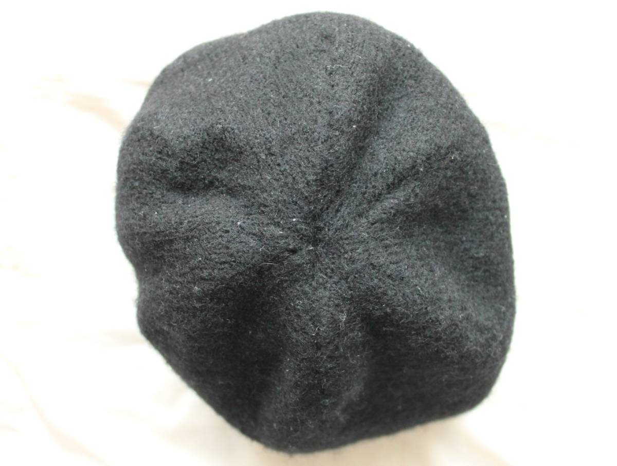 美品）BURBERRY BLACK LABEL　ニット帽子（羊毛100％）size Freeメンズ、レディース　made in Japan_画像7