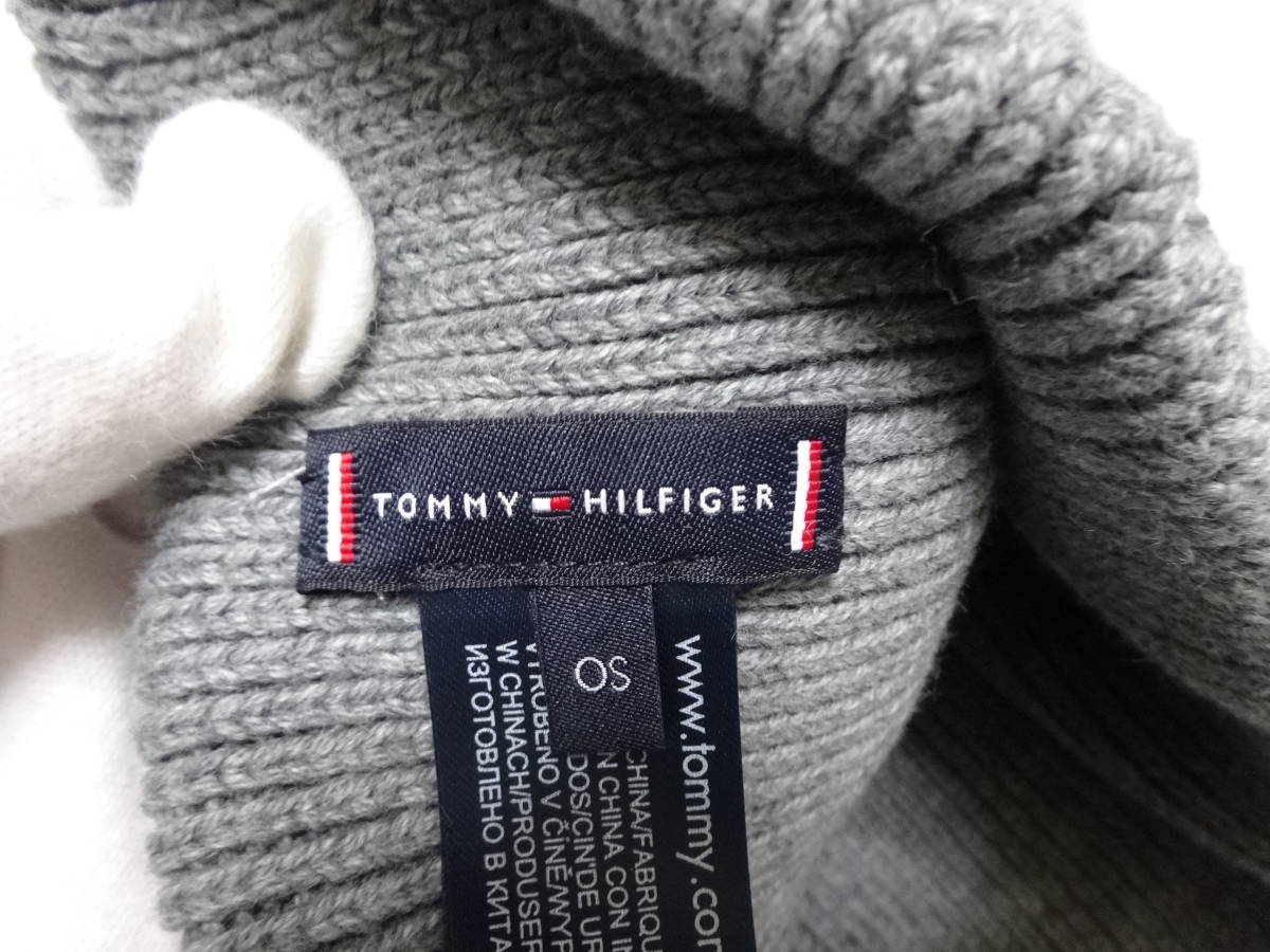 新品★トミーヒルフィガー 【TOMMY HILFIGER】男女兼用★ニット帽★ビニー★グレー★特価品★送料込★T-55_画像6