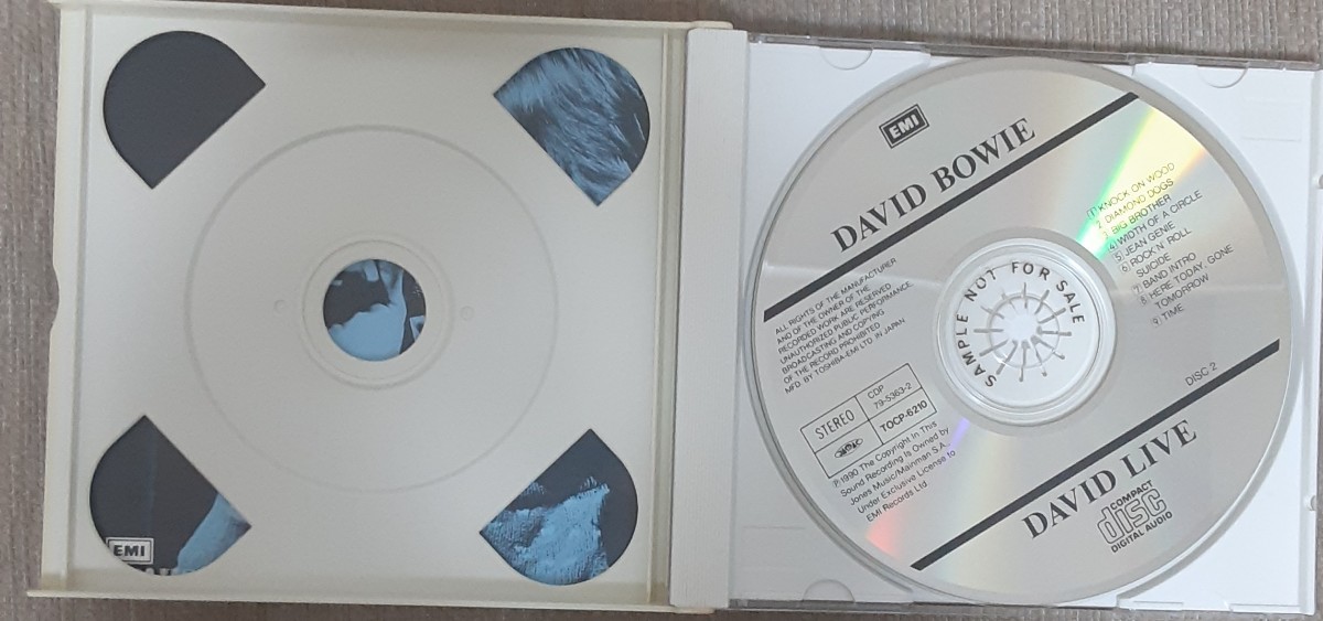 【即決 特価】帯付 DAVID BOWIE AT THE TOWER PHILADELPHIA デビッド・ボウイ ライヴ TOCP-6209-10 JAPAN ONLY WITH OBI _画像6