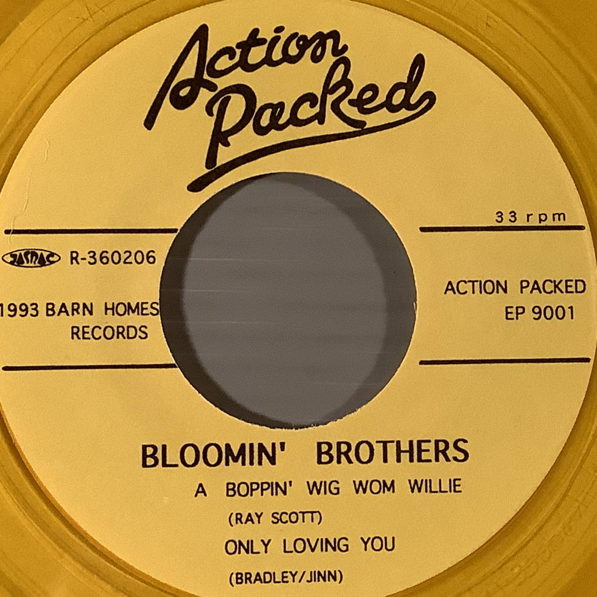  single record (4 bending entering EP color * record )*BLOOMIN\' BROTHERS[featuring 4 HI-FI Rock-billy Hits]* Neo rockabilly * beautiful goods!