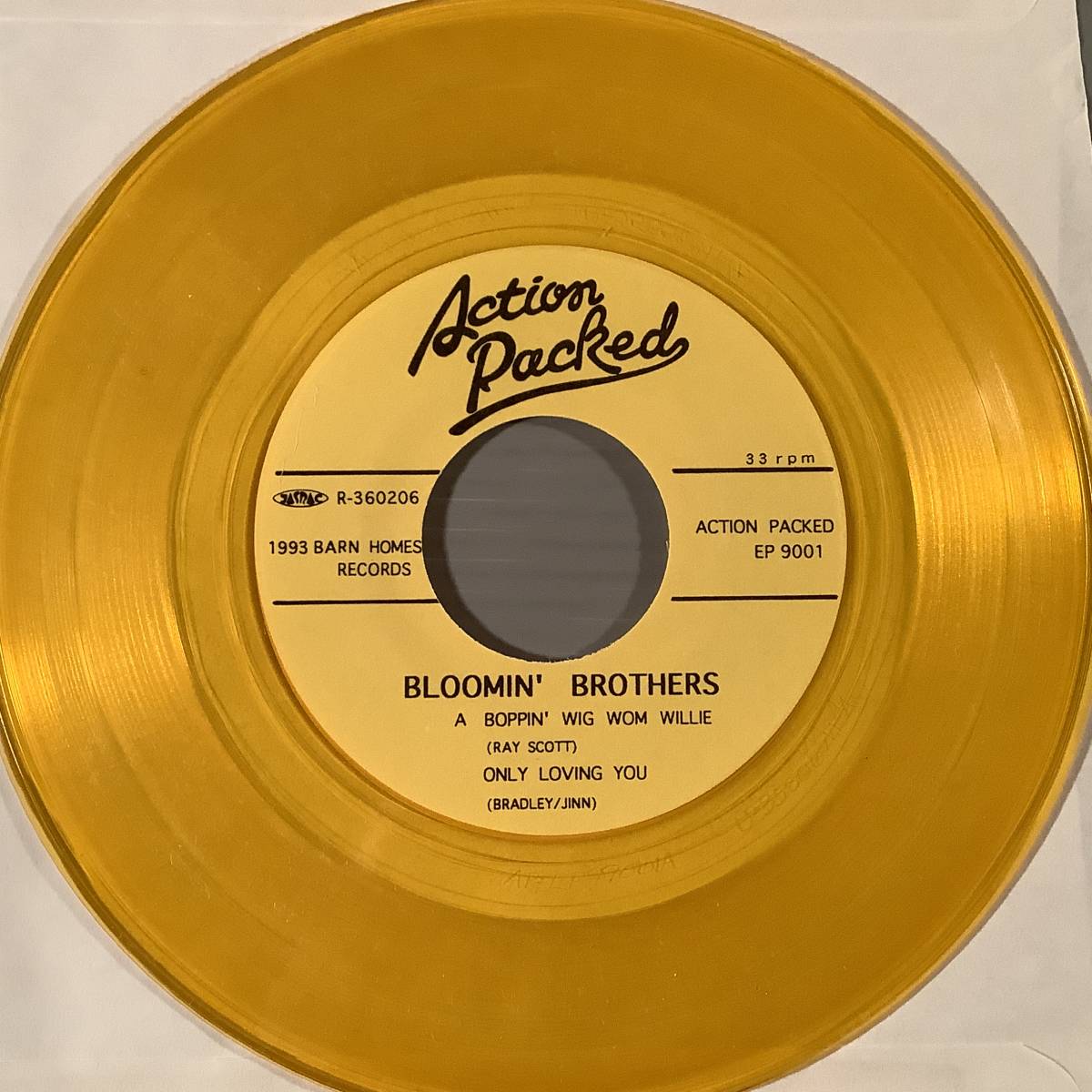  single record (4 bending entering EP color * record )*BLOOMIN\' BROTHERS[featuring 4 HI-FI Rock-billy Hits]* Neo rockabilly * beautiful goods!