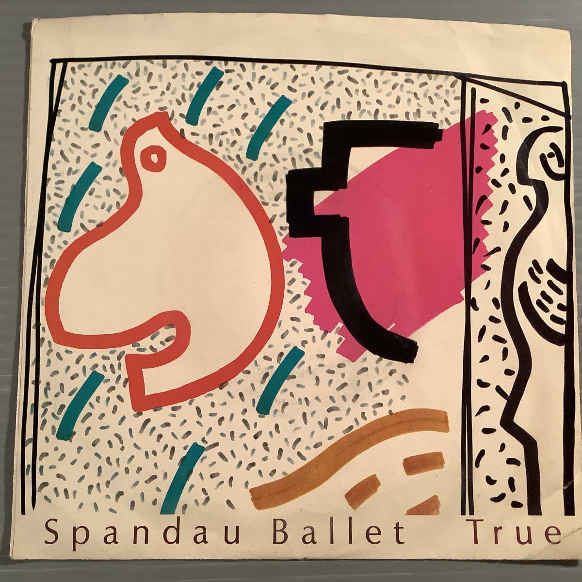 シングル盤(米盤 EP)◆スパンダー・バレエ Spandau Ballet『True』※ダンス・ポップ・ナンバー『Gently』◆美品！_画像1